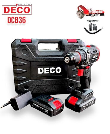 Дрели: Шрупрверт DECO бесшетесный
2 батарейки + зарядник в комплект