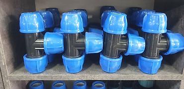 Муфты для соединения труб: Компрессионные фитинги TEBO technics для ПНД труб. В ассортименте — 9