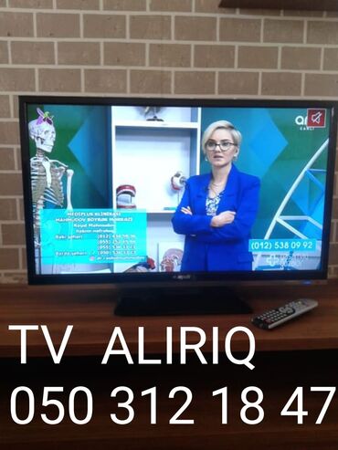 xarab televizor alışı: İşlək vəziyyətdə olan Smart tipli, Televizor alırıq. 82-102 ekran