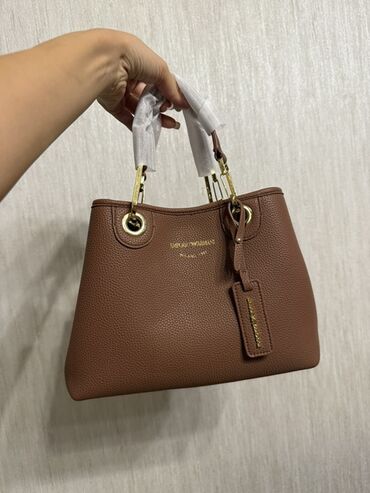 женские кошельки на молнии: Сумка с короткой ручкой, Emporio Armani