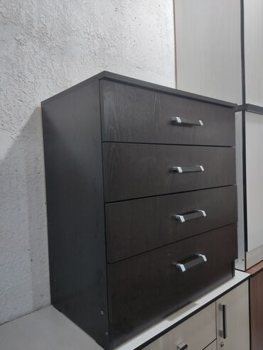 Комоды для одежды: Комод для одежды, Новый, С зеркалом, ЛДСП, цвет - Белый, Бесплатная доставка — 2