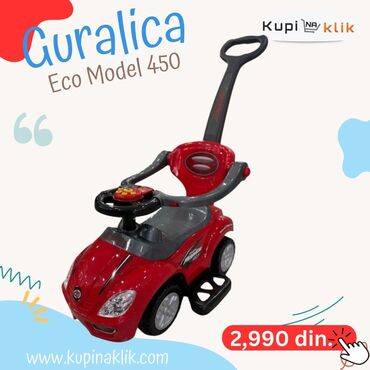 Dečiji električni automobili: Guralica Eco Model 450 – 3 u 1 dečje vozilo - Višenamenska guralica — 9