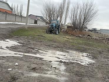 Тракторы МТЗ (Беларус): Трактор колесный МТЗ (синяя кабина), дизель. МТЗ-80 1991г. Прицеп — 1