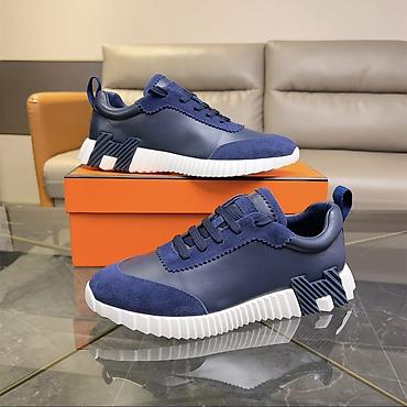 Кроссовки и спортивная обувь: Кроссовки Hermes, модель в темно-синем цвете. Почему нужно брать у — 5