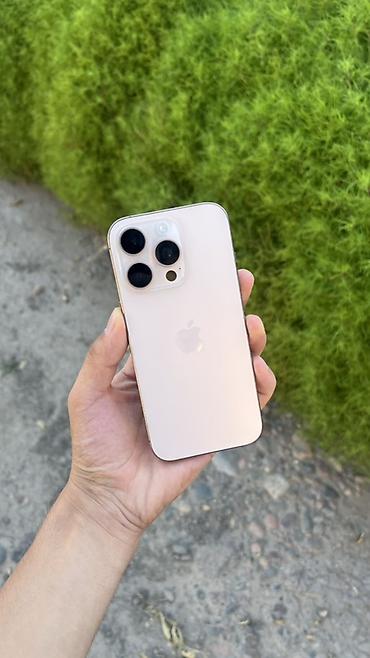 Мобильные телефоны и аксессуары: IPhone 16 Pro, Б/у, 256 ГБ, Desert Titanium, Защитное стекло, Чехол, 89 % — 1