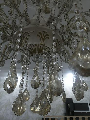 led lustra: Çılçıraq, 10 və daha çox lampa, Metal — 1