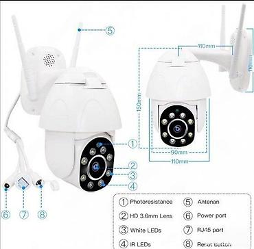 Kamere za video nadzor: 1080P PTZ WIFI kamera 2MP auto praćenje vodootporni video. Akcijska — 13