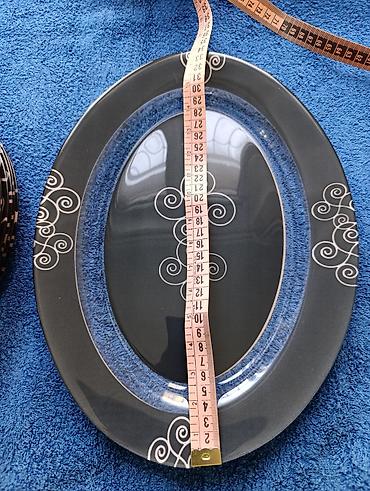 Наборы посуды: Набор столового стекла/хрусталя с гранёной и резной декорировкой — 24