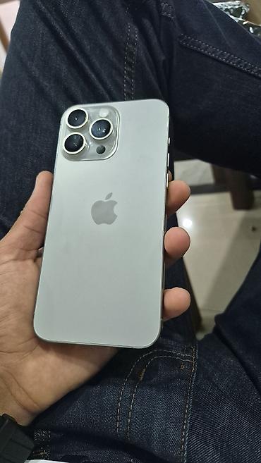 IPhone 15 Pro Max, 256 GB, Gümüşü, Face ID