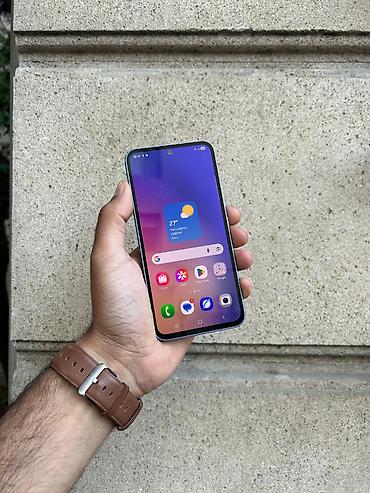 samsung es: Samsung Galaxy A54 5G, 128 GB, rəng - Bənövşəyi, Barmaq izi, Düyməli, Face ID — 5