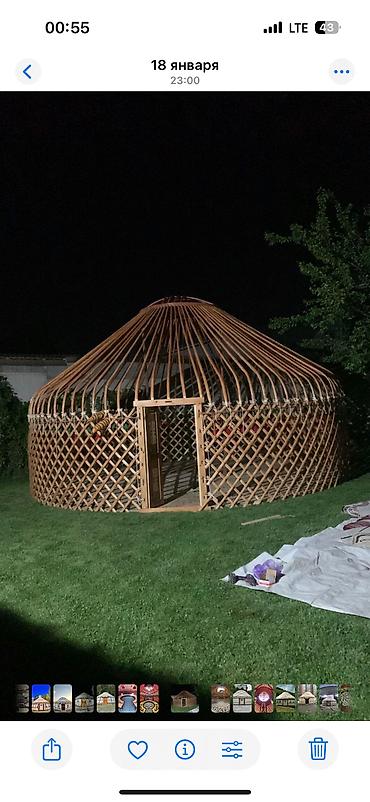 Аренда юрты, Каркас Деревянный, 85 баш, Казан, Посуда, С полом at lalafo.kg — 7 Аренда юрты, Каркас Деревянный, 85 баш, Казан, Посуда, С полом — 7