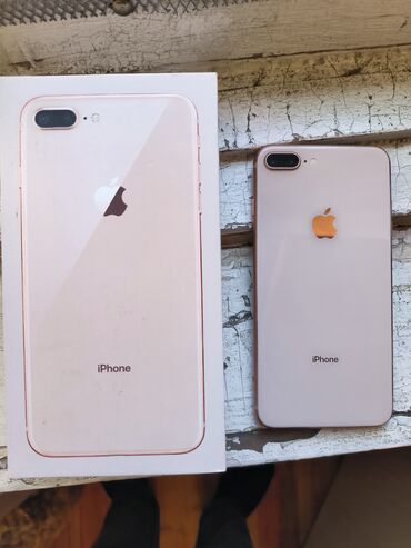 Apple iPhone: IPhone 8 Plus, 64 GB, Qızılı, Zəmanət, Barmaq izi, Simsiz şarj