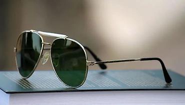 Naočare: Vintage Aviator Sunčane naočare WW Zelene lećeII. Vintage 1960-te — 2