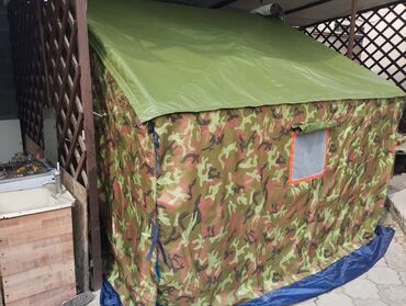 палатка брезент: Палатка фабричная, новая, утепленная