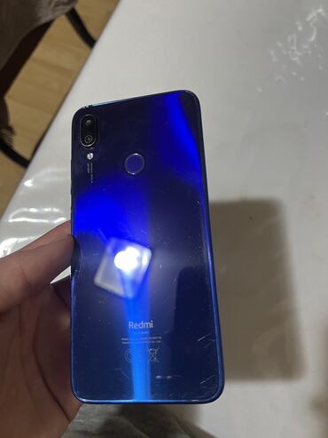 Xiaomi: Xiaomi Redmi Note 7, 64 GB, rəng - Mavi, 
 Barmaq izi