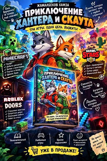 kinder minecraft: Книга: «Виртуальное путешествие: Хантера и Скаута. Испытание мирами» — 2