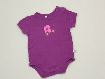 fioletowe body niemowlęce: Body, 0-3 m, 
stan - Bardzo dobry