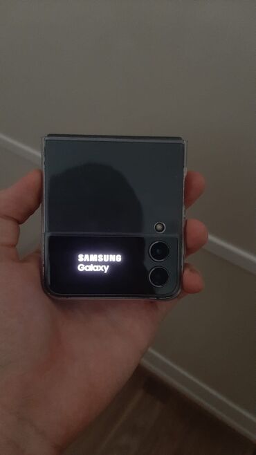 basavik qutusu: Samsung Z Flip, 256 GB, rəng - Boz, Barmaq izi
