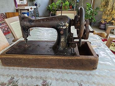 trade: Məhsul: Singer tikiş maşını (əl qolu ilə fırlanan, antik model) — 8