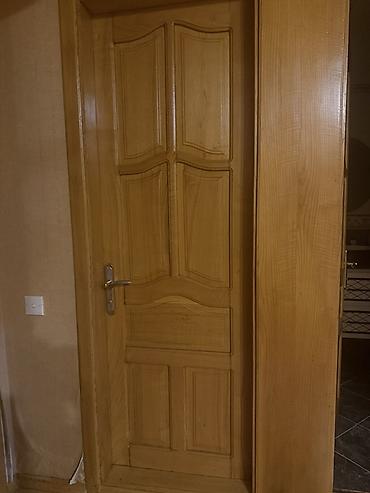 Taxta otaq qapıları dəsti Şabalıt 7 qapı - Material: təbii ağac (açıq