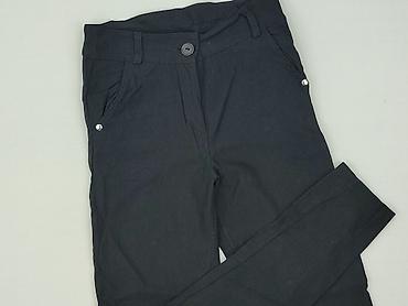 czarne cargo pull and bear: Spodnie materiałowe damskie, rozmiar M — 1