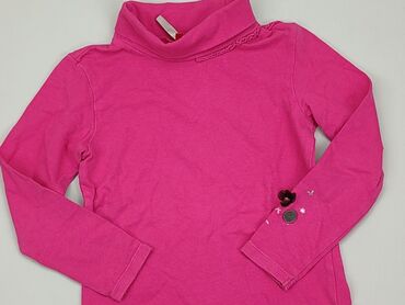 różowy sweter golf: Golf, 4-5 lat, 104-110 cm, stan - Dobry