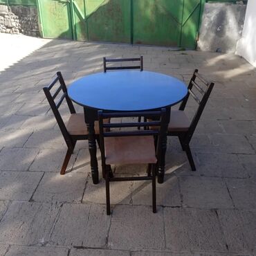 стол и стулья: 6 stul, Yeni, Taxta, Azərbaycan, Çatdırılma yoxdur