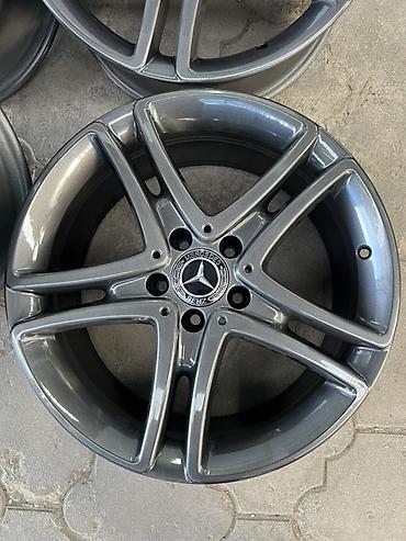 Шиналар жана дисктер: Куйма Дисктер R 18 Mercedes-Benz, Комплект, тешиктери - 5, Колдонулган — 4