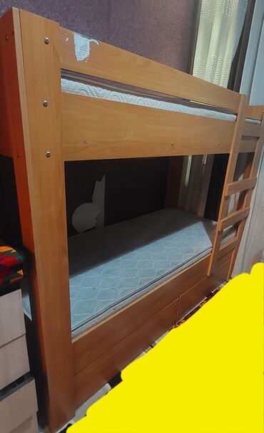 двухярусные кровати бу: Двухъярусная кровать, Для мальчика, Б/у
