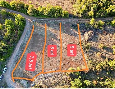 sobe smestaj: Građevinske parcele – više opcija površina - Tri odvojene parcele — 1