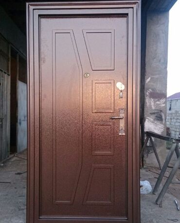 Giriş qapıları: Məhsul: Dəmir giriş qapıları (bir neçə model) - Material: qalın metal — 7