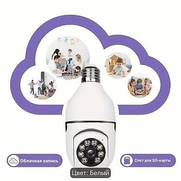 mini qacis aparati: Ağıllı 360° panoramik lampa kamera. E27 tipli patrona uyğun quruluşu — 3