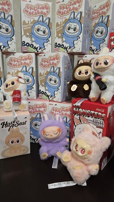 Игрушки: Распродажа лабубу 1 поколение 800 сом
2е поколение 1200 сом
кола 3000