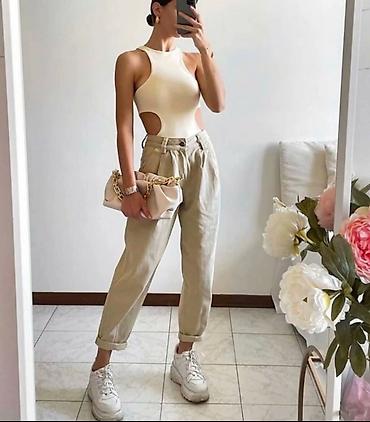 massimo dutti baletanke: Body bez rukava sa bočnim izrezima.Zatvaranje na preponama (snap — 1