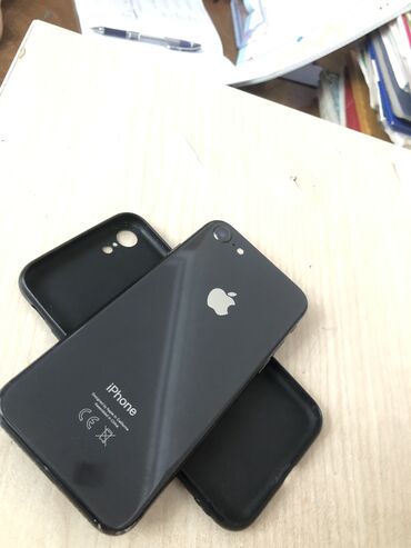 рассрочка телефон ош айфон: IPhone 8, Б/у, 64 ГБ, Space Gray, Зарядное устройство, Защитное стекло, Чехол, 75 %