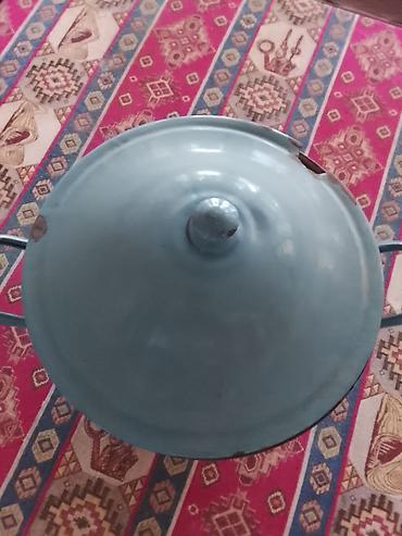 fen qabi: Sup qabları, 1 əd, rəng - Mavi, Metal, SSRİ — 4