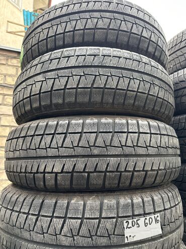 Шины: Шины 205 / 60 / R 16, Зима, Б/у, Комплект, Легковые, Bridgestone