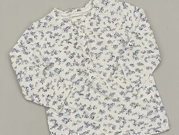 bluza crop top z kapturem: Bluzka, H&M, 9-12 m, stan - Bardzo dobry