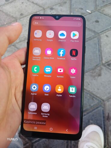 aztelekom sumqayit: Samsung Galaxy A20s, 32 ГБ, цвет - Черный, Две SIM карты, Отпечаток пальца