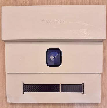 Apple Watch: Продаю НОВЫЕ Apple watch series 9 45mm midnight aluminum. ❌Обмена — 12