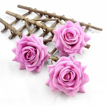 продаю роза: Имитация шелкового цветка розы, диаметр 8 см, цветок, сделай сам, цена