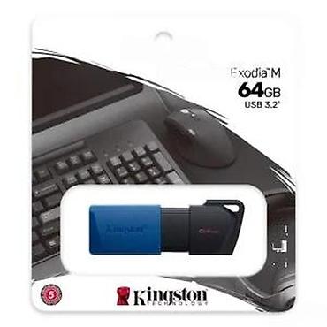 Hard diskovi, eksterni diskovi: Kingston DataTraveler Exodia M USB fleš memorija – 64 GB - Kapacitet — 15