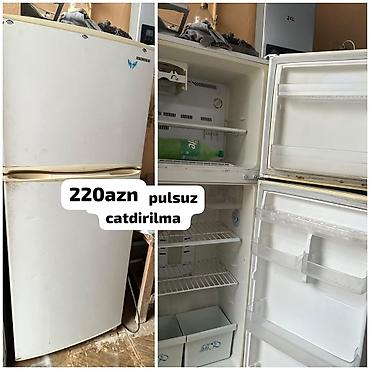 İkiqapılı soyuducu - Üst hissə: dondurucu kameradır, tənzimlənən rəf