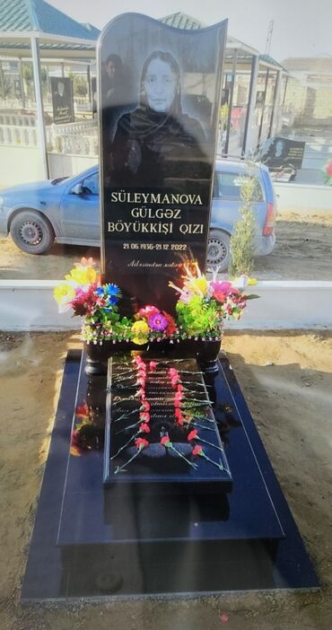 Başqa xidmətlər: Qəbir daşlarının sifarişiçatdırılma quraşdırılması qəbul — 4
