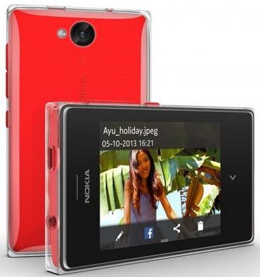 Nokia: Nokia Asha 500 Dual Sim, Б/у, 2 SIM