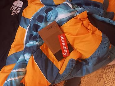 north face original: Мужская куртка, XL, Supreme, Новый, цвет - Оранжевый — 3