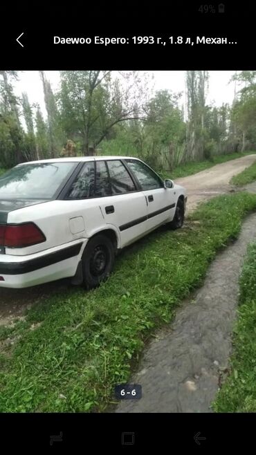 аваринные авто: Daewoo Espero: 1993 г., 1.8 л, Механика, Бензин, Универсал