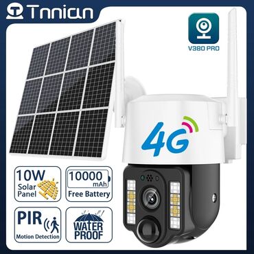 Kamera SOLAR 4G sim kartli PTZ 360 kamera təhlükəsizlik sistemləri