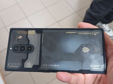 5 нитка б у: ZTE Nubia Red Magic 8 Pro, Колдонулган, 512 ГБ, түсү - Кара, 2 SIM