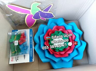 Digər ev dekoru: Bayraq gülləri. Şəkilləri çevirin zəhmət olmasa. Zəfər günü tablosu — 12